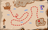mapa do tesouro do rockhopper